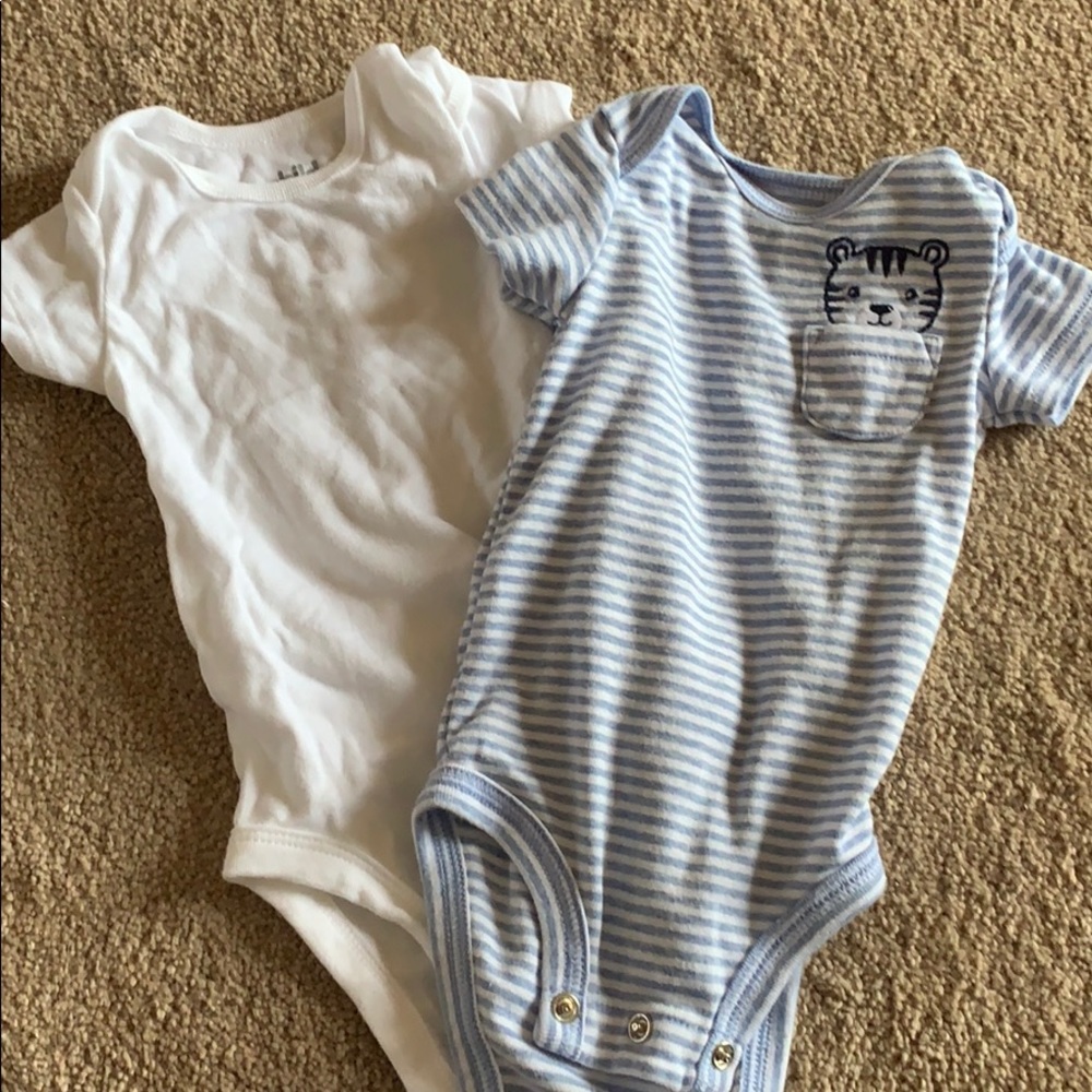 Two baby onesies